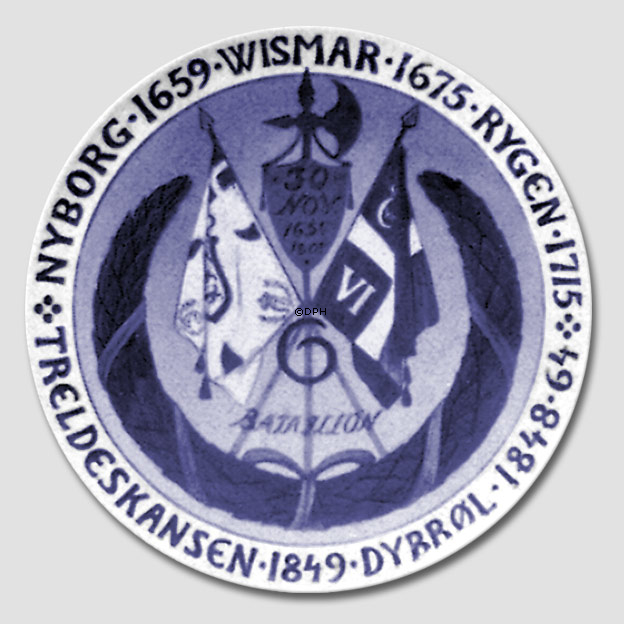 1907 Royal Copenhagen Gedenkteller,