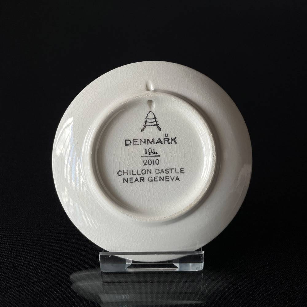 Royal Copenhagen Plakette Nr.  101, Chillon Castle Near Geneva