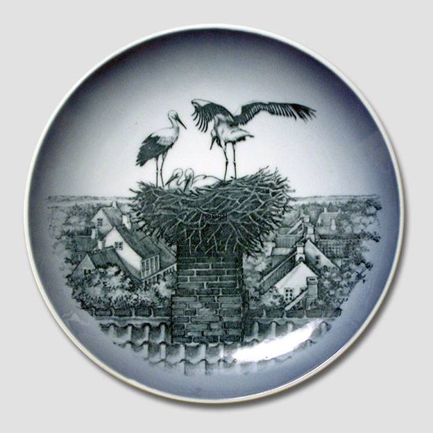 Teller mit Storchennest, Royal Copenhagen