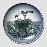 Teller mit Storchennest, Royal Copenhagen