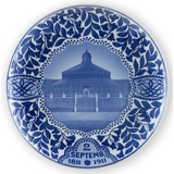 1811-1911 Royal Copenhagen Gedenkteller 1811-1911, das Palmenhaus im Botanischen Garten von Kopenhagen