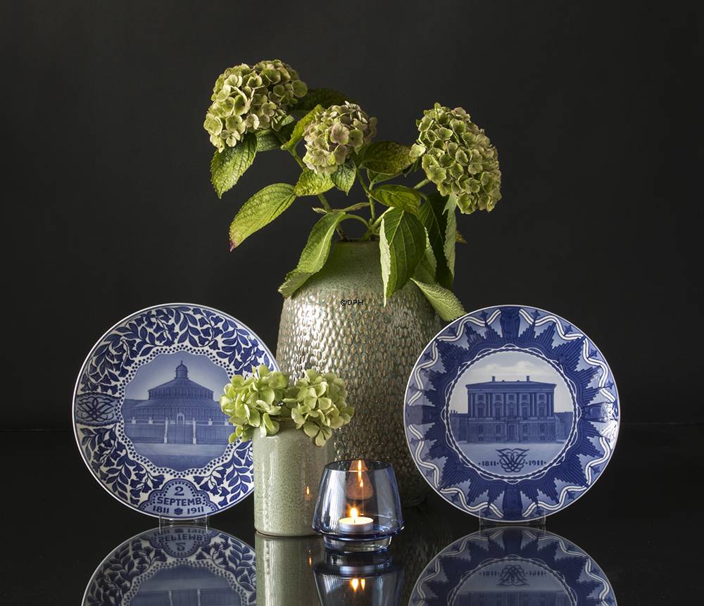 1811-1911 Royal Copenhagen Gedenkteller 1811-1911, Königlich Dänische Akademie der Wissenschaften