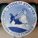 1843-1993 Royal Copenhagen Gedenkteller, Tivoliteller, Georg Carstensens Zielscheibe