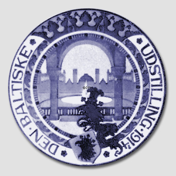 1914 Royal Copenhagen Gedenkteller, Baltische Ausstellung 1914