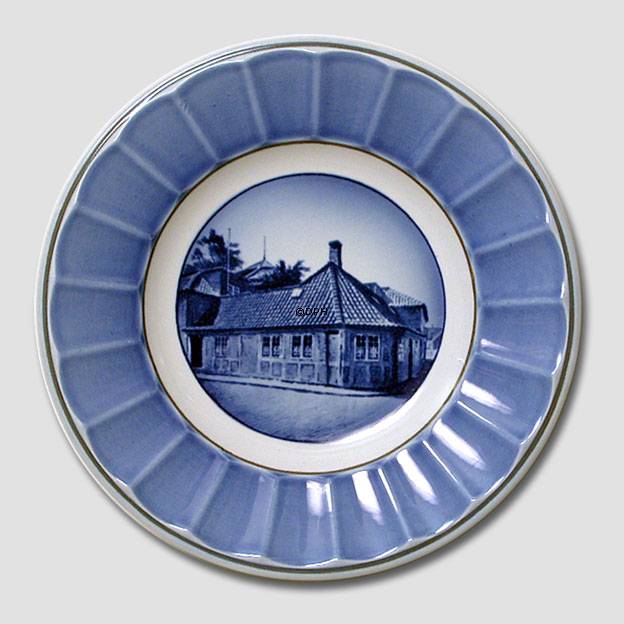 Schüssel mit Hans Christian Andersens Haus, Royal Copenhagen