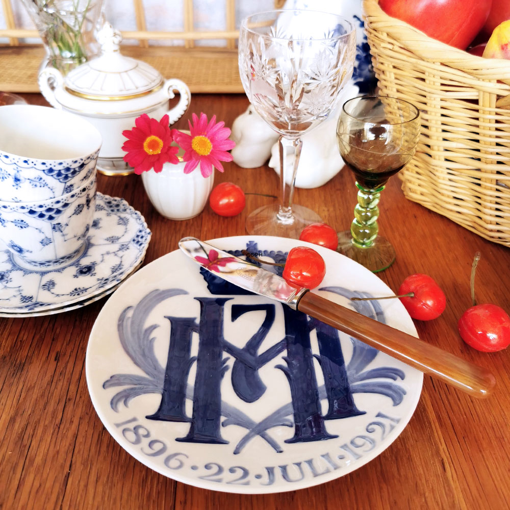 1896-1921 Royal Copenhagen Gedenkteller 1896 22. JULI 1921.