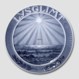 1922 Royal Copenhagen Gedenkteller, Lysglimt (Licht im Dunkeln)