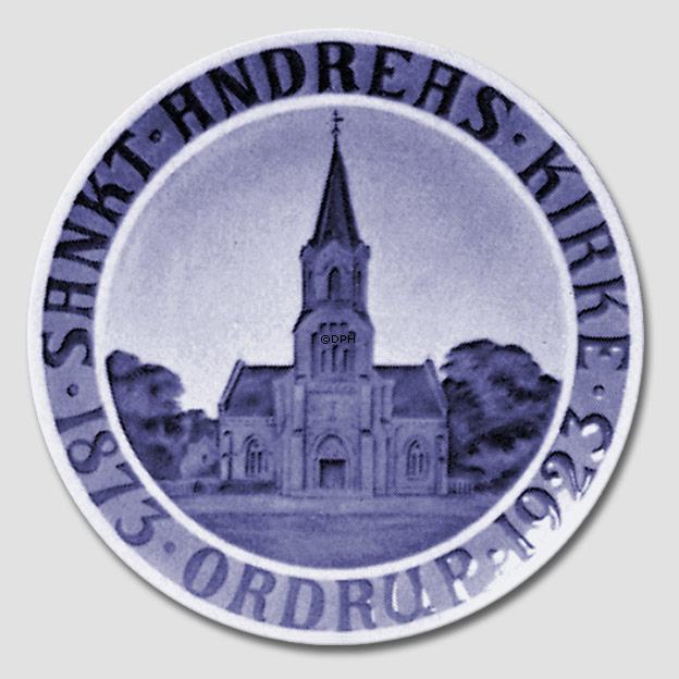 1873-1923 Royal Copenhagen Gedenkteller 1873-1923