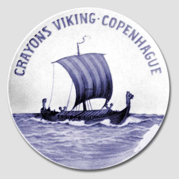 1924 Royal Copenhagen Gedenkteller, CRAYONS VIKING COPENHAGUE