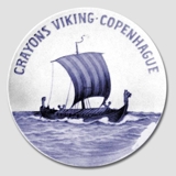 1924 Royal Copenhagen Gedenkteller, CRAYONS VIKING COPENHAGUE