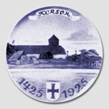 1425-1925 Royal Copenhagen Gedenkteller KORSØR 1425 - 1925
