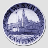 1932 Royal Copenhagen Gedenkteller, DANSK SAMVIRKE.