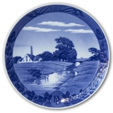 1937 Royal Copenhagen Gedenkteller, Molkereiteller, Lurmærke (Lur Marke) DD ( Dänische Molkereien)