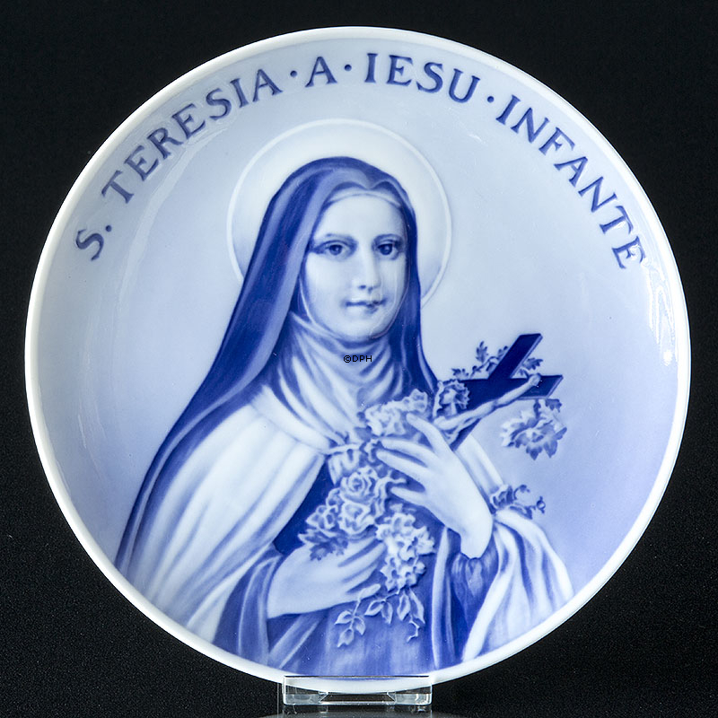1939 Royal Copenhagen Gedenkteller, S. TERESIA A IESU INFANTE.