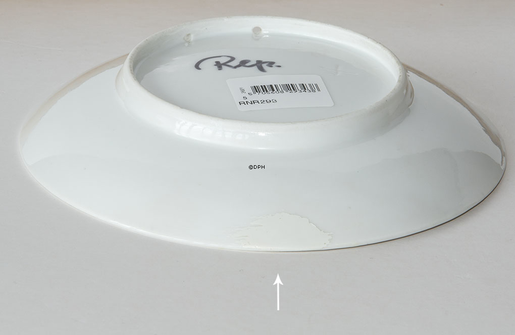 Royal Copenhagen Teller mit "V" Extrem selten !!! - Alter unbekannt