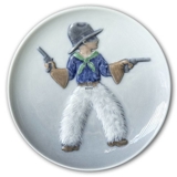 Februar, Royal Copenhagen Monatsteller Nr. 3730 - Cowboy
