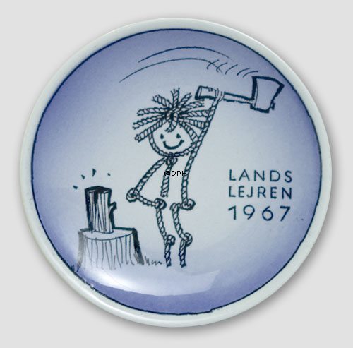 Royal Copenhagen Plakette Nr. 400, Landslejren