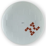 Royal Copenhagen Rotes Kreuz Teller, entworfen von Prinz Henrik