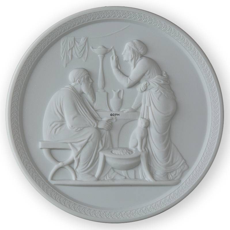 Royal Copenhagen Thorvaldsen Biskuitteller Winter