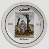 Ein Schauer, Royal Copenhagen Jubiläumsteller Nr. 2 Storm P. 1882-1982