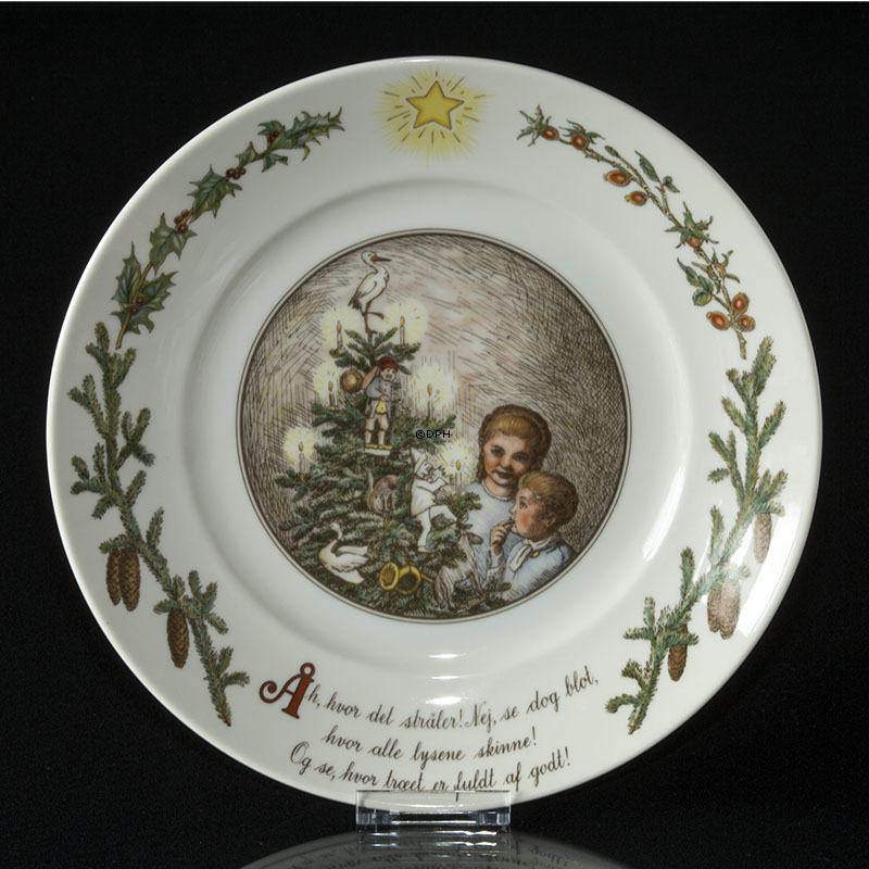 Royal Copenhagen Schale/Essteller, Peters Jul, Motiv Nr. 9, Ø 27cm