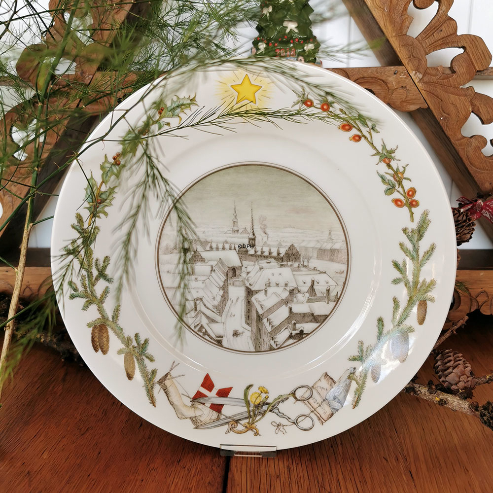 Royal Copenhagen Schale/Essteller, Peters Jul, Motiv Nr. 10, Ø 27cm