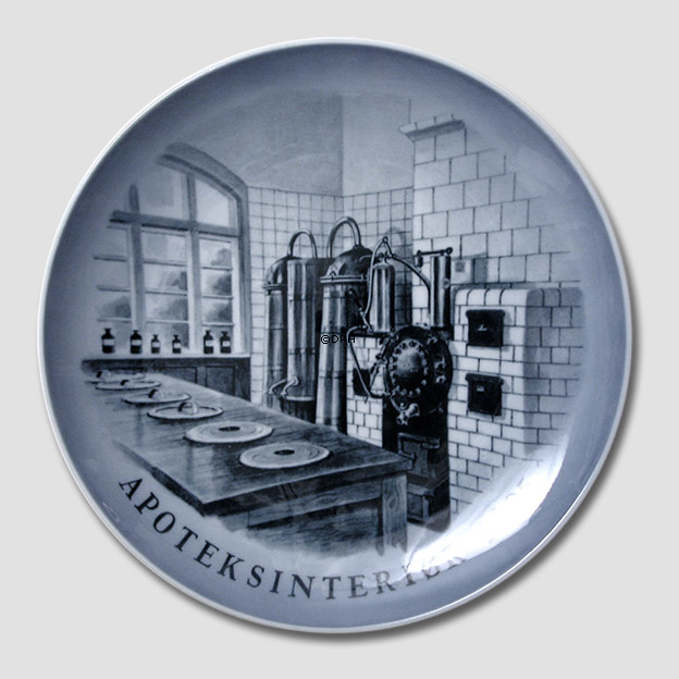 Apothekenteller, Apothekeninnenraum 1895, Royal Copenhagen