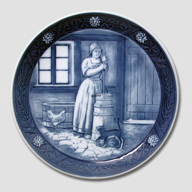 1987 Royal Copenhagen Gedenkteller, Zweihundertjahrfeier der Bauernbefreiung