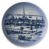 Teller mit Motiv aus Kopenhagen, 1478-1978, Royal Copenhagen