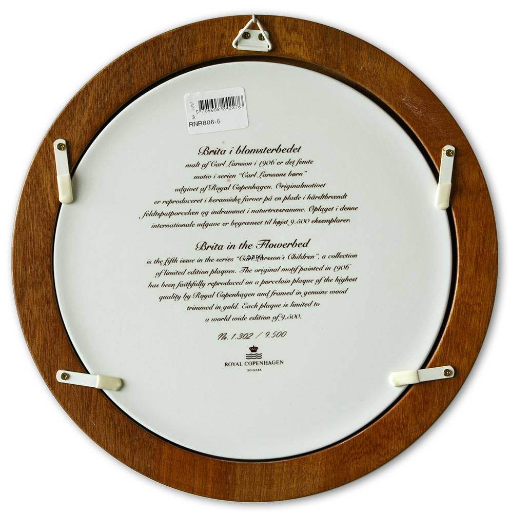 Brita im Blumenbeet, Carl Larssons Kinder, Royal Copenhagen