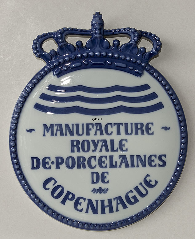 Royal Copenhagen Händler teller, Manufacture Royale de Porcelaines de Copenhague