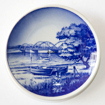 Royal Copenhagen Plakette Nr. 86, Munkholmbrücke, Holbæk