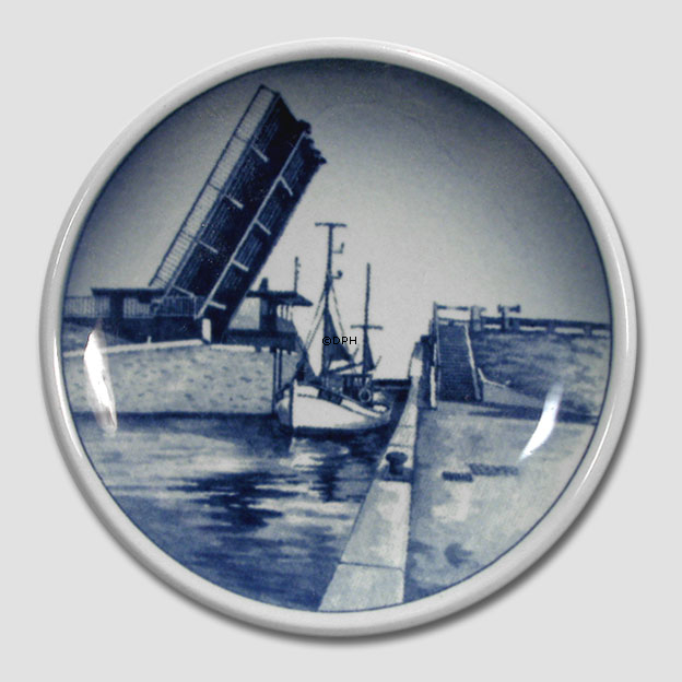 Royal Copenhagen Plakette Nr. 95, Kammerslusen, Hvide Sande