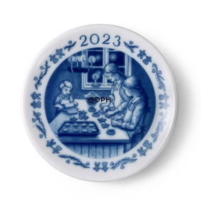 2023 Weihnachtsplakette, Weihnachtskuchen, Royal Copenhagen