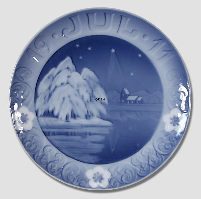 1911 Royal Copenhagen Weihnachtsteller, klein