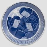 1922 Weihnachtsteller mit deutschem Text