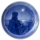 1927 Weihnachtsteller mit deutschem Text