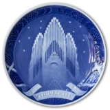 1929 Weihnachtsteller mit deutschem Text