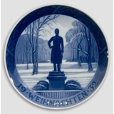 1932 Weihnachtsteller mit deutschem Text