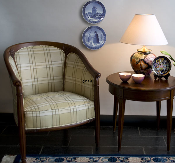 Die Kirche in Boeslunde, Sorø 1950, Royal Copenhagen Weihnachtsteller