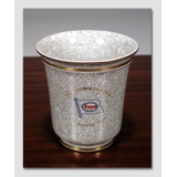Craquele Vase mit Esso 14. März, Royal Copenhagen