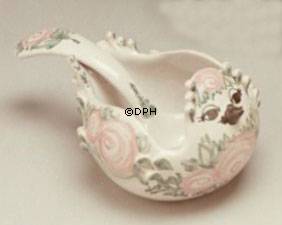 Wiinblad Salatvogel, handbemalt, Blau / Weiß oder mehrfarbig