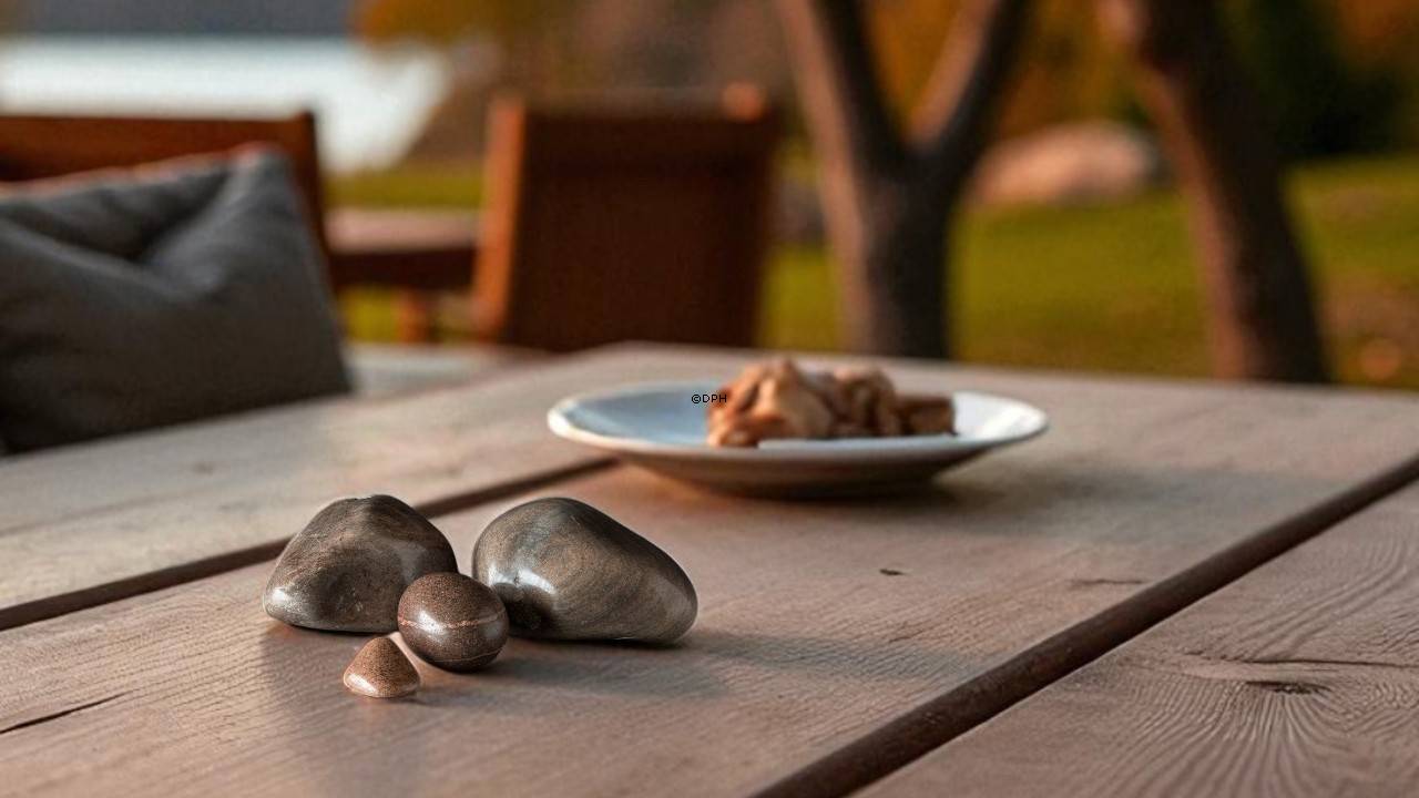 Stein, 1 Stk. - Dekorativer polierter und gewaschener Naturstein 8-17cm