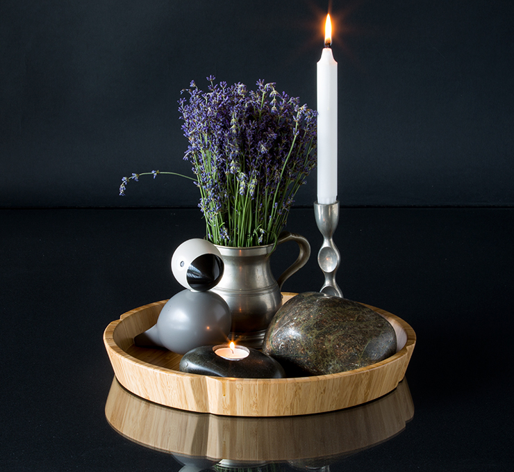 Stein, 1 Stk. - Dekorativer polierter und gewaschener Naturstein 8-17cm