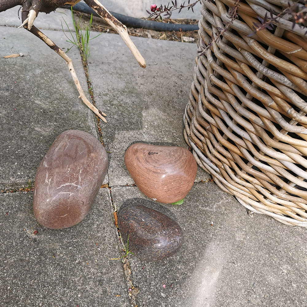 Stein, 1 Stk. - Dekorativer polierter und gewaschener Naturstein 8-17cm