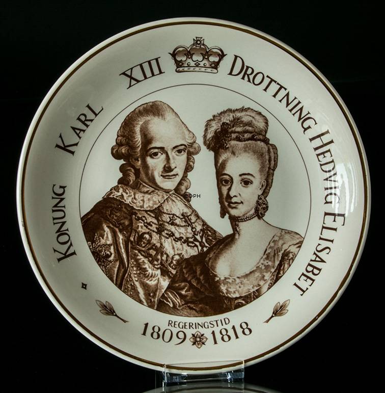 Schwedische königliche Paare Karl XIII und Hedvig Elisabet 1809-1818