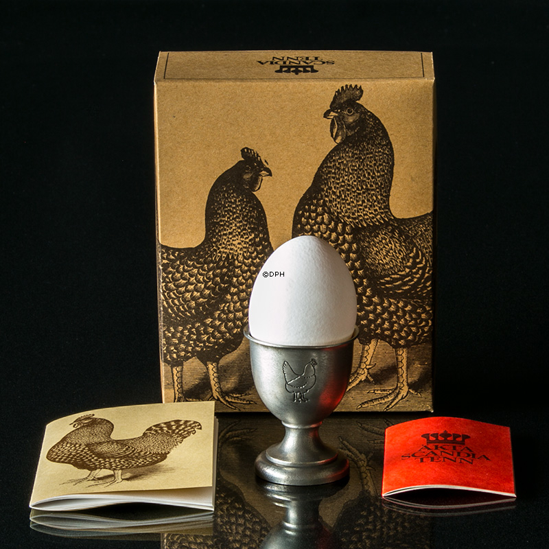 1980 Scandia Zinn Eierbecher, Silver Dorking