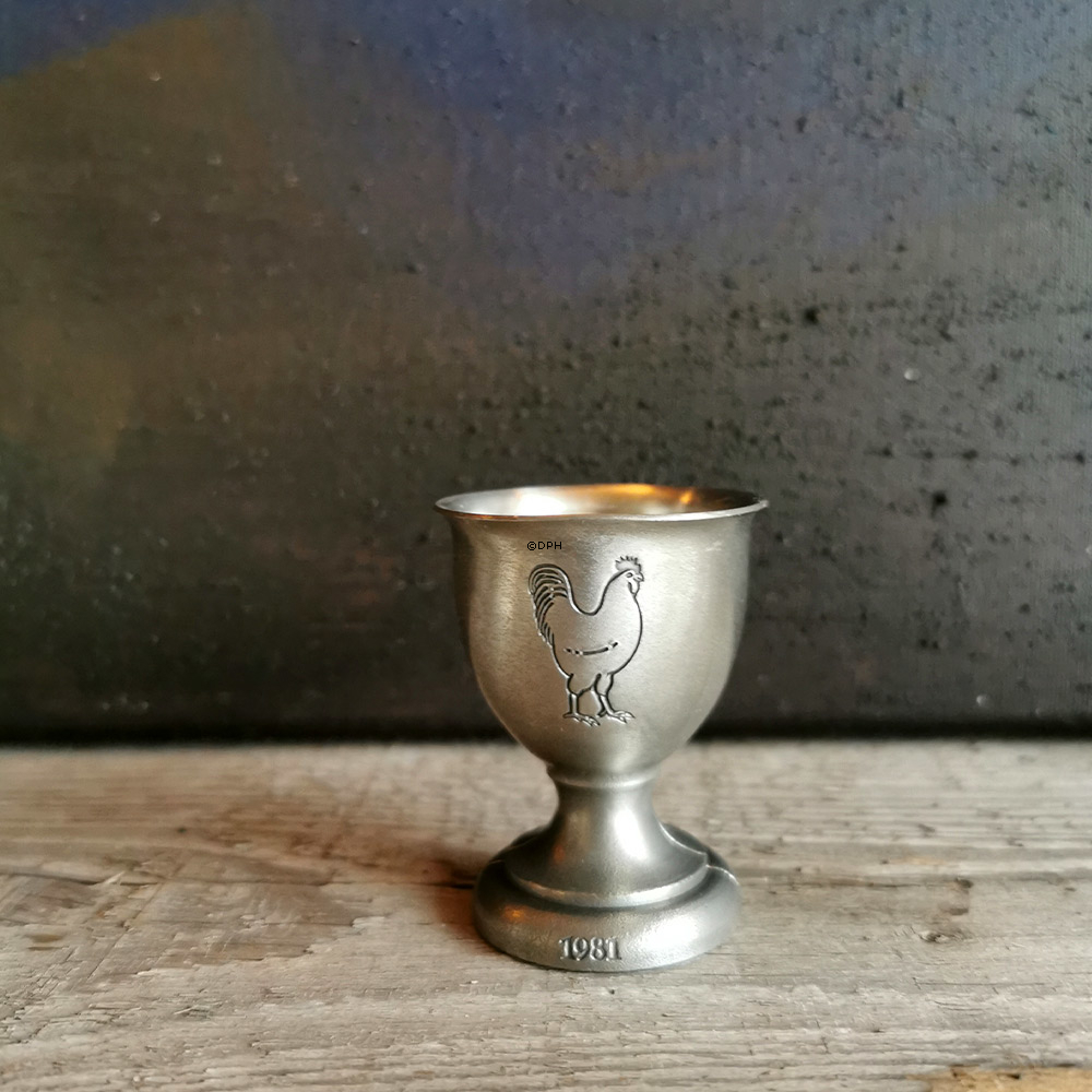 1981 Scandia Zinn Eierbecher, Langshan