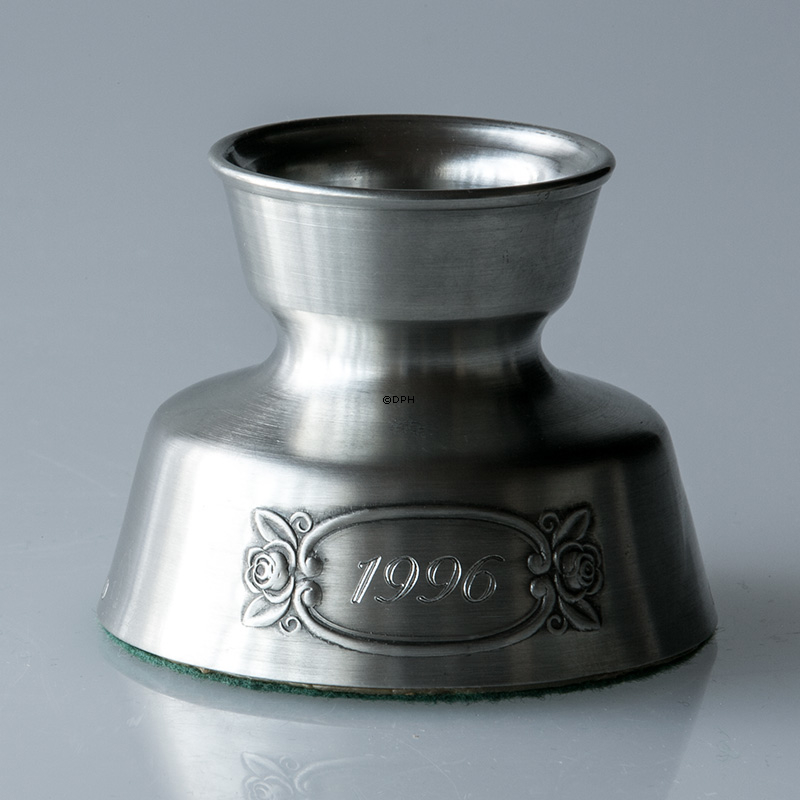 1996 Scandia Tin Kerzenleuchter, Bibernell-Rose