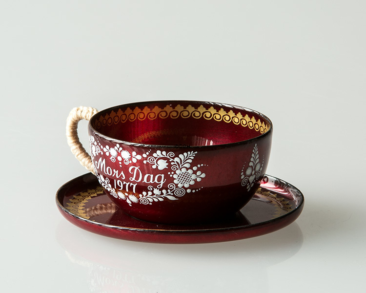 1977 Steinböck Muttertagstasse Rot